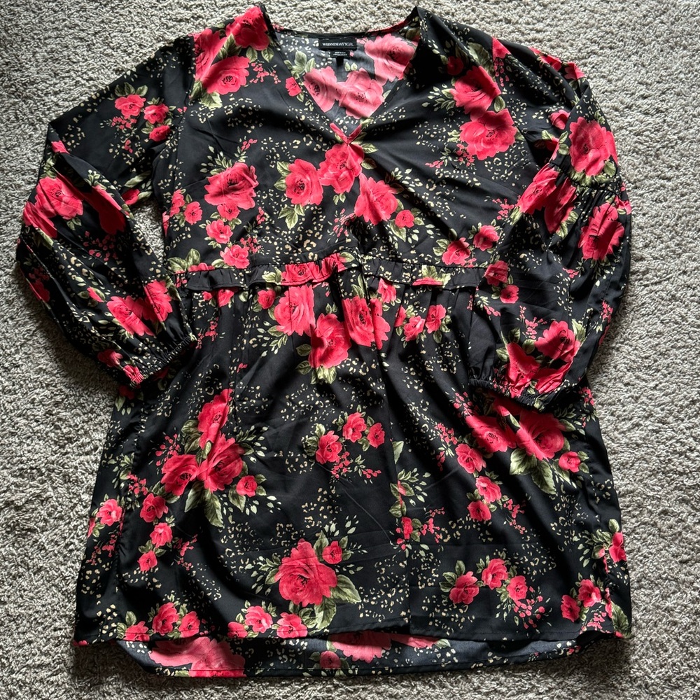 Wednesday’s Girl (ASOS)  Rose Smock dress